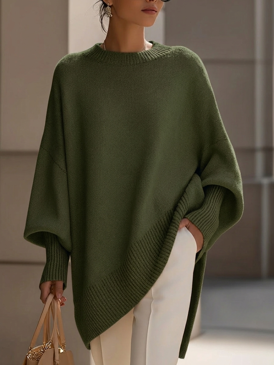 Elegante Casual Dames Pullover – Tijdloze Zachtheid & Comfort