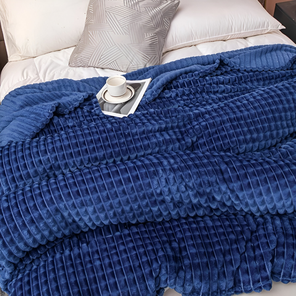Warm Winter Deken – Ultra-Zachte Structuur Koraal Fleece Deken