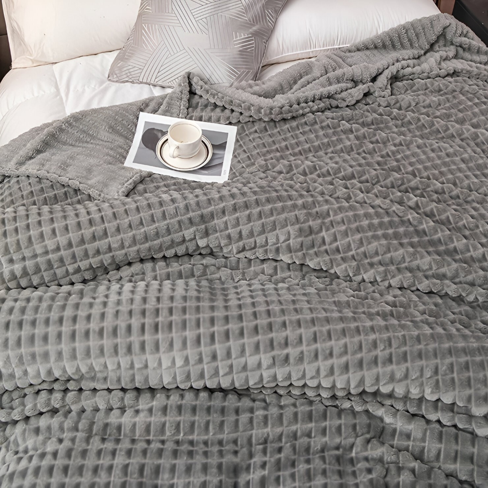 Warm Winter Deken – Ultra-Zachte Structuur Koraal Fleece Deken