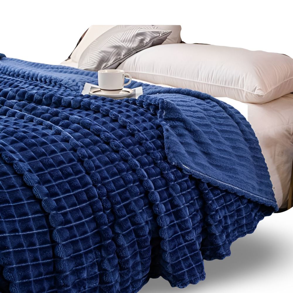Warm Winter Deken – Ultra-Zachte Structuur Koraal Fleece Deken