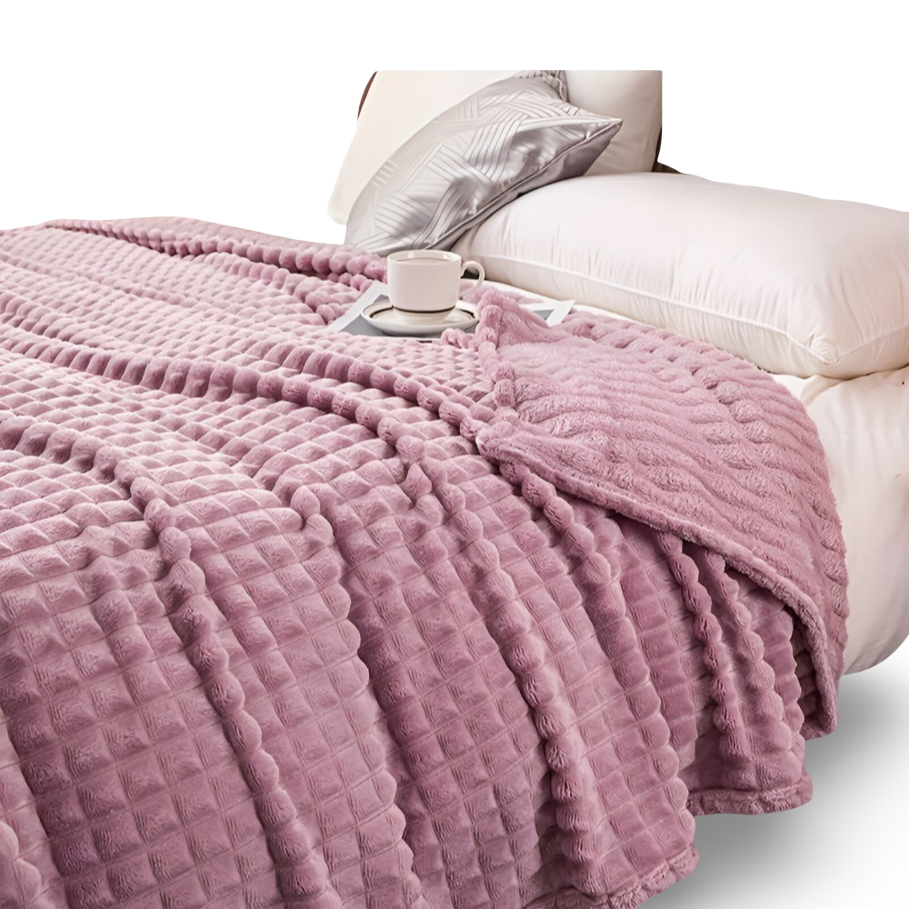 Warm Winter Deken – Ultra-Zachte Structuur Koraal Fleece Deken