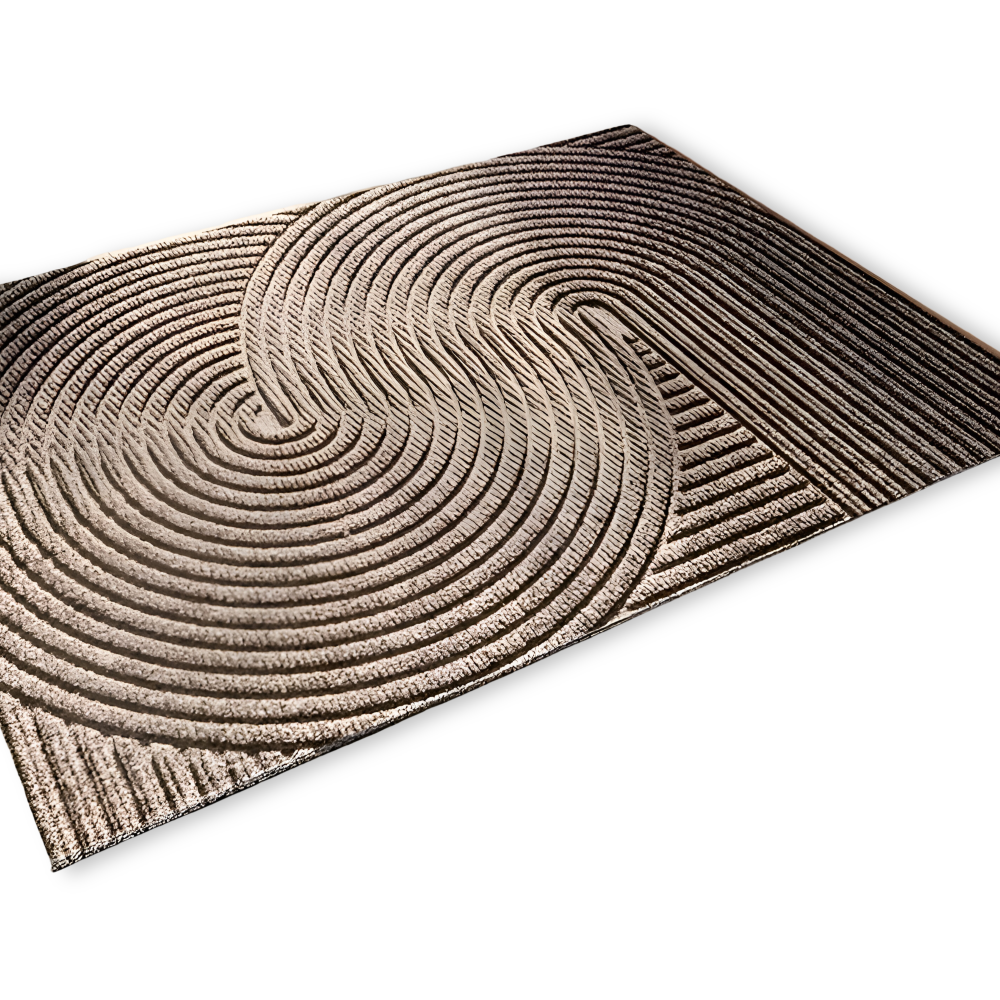 Geometrische PVC Deurmat Antislip Design