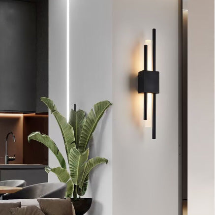 Moderne Gouden LED Wandlamp | Minimalistische Wandlamp Voor Slaapkamer & Woonkamer
