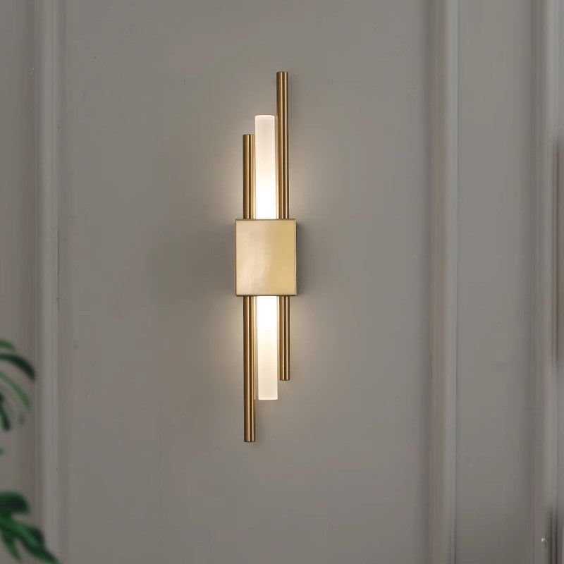 Moderne Gouden LED Wandlamp | Minimalistische Wandlamp Voor Slaapkamer & Woonkamer