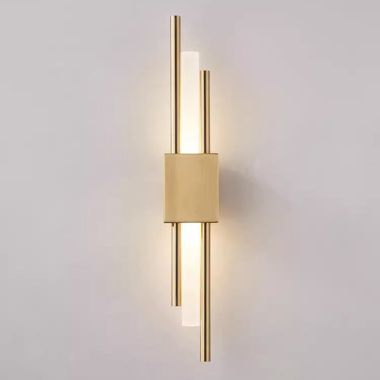 Moderne Gouden LED Wandlamp | Minimalistische Wandlamp Voor Slaapkamer & Woonkamer