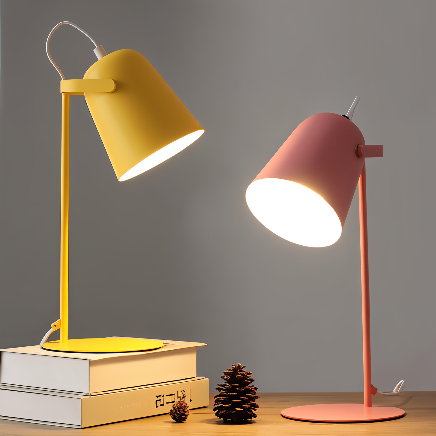 Hygge – Kleurrijke Bureaulamp met Scandinavisch Design