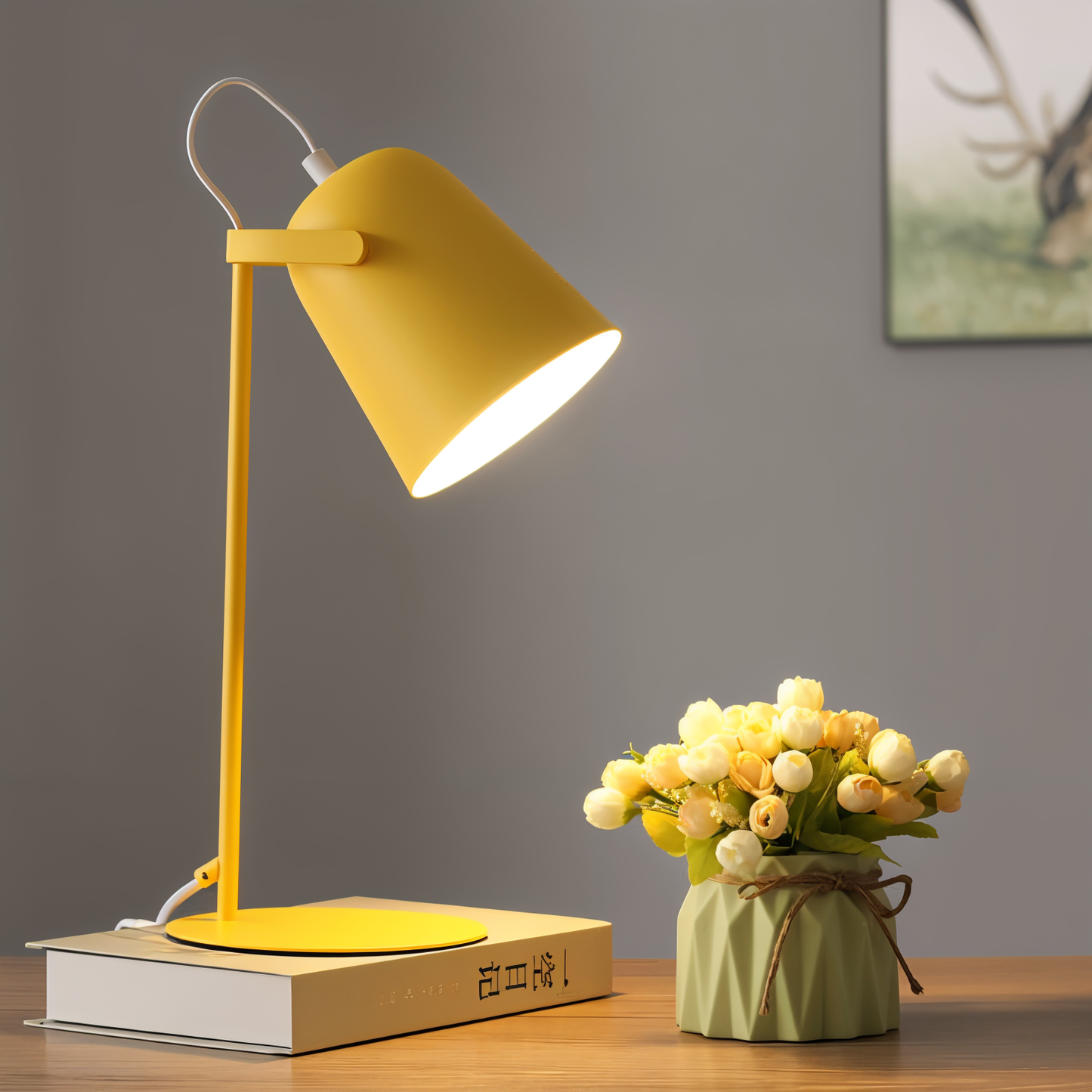 Hygge – Kleurrijke Bureaulamp met Scandinavisch Design