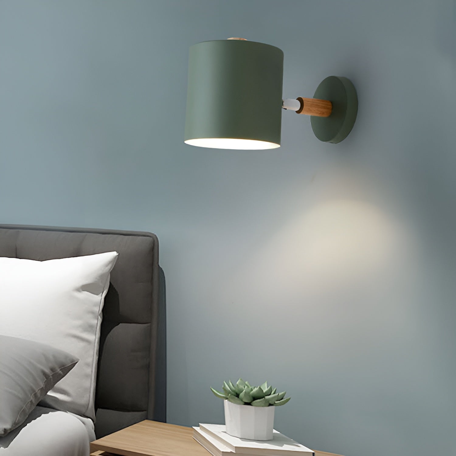 Verstelbare Scandinavische Wandlamp met Pastel Design – Warm Licht & Elegant Interieuraccent