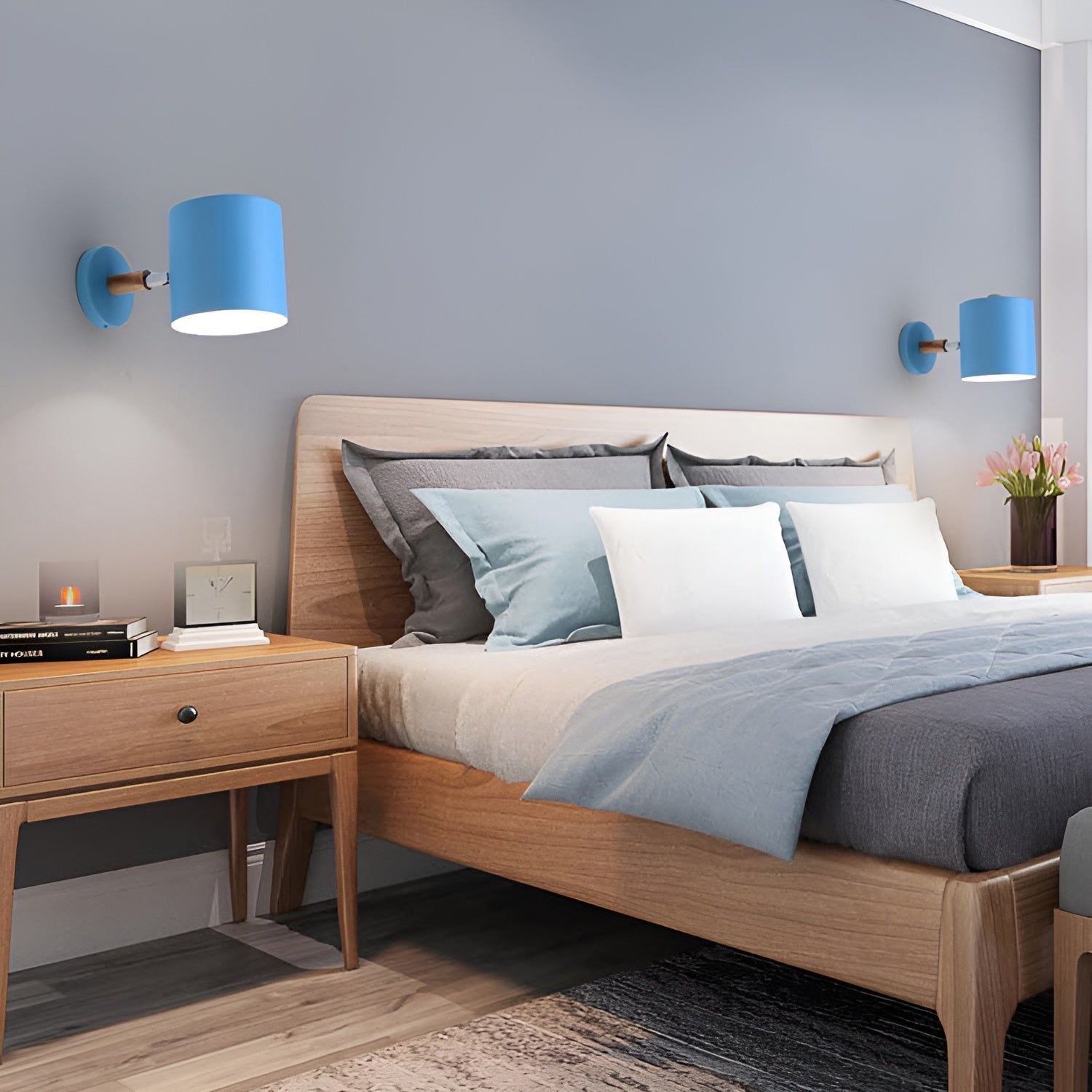 Verstelbare Scandinavische Wandlamp met Pastel Design – Warm Licht & Elegant Interieuraccent