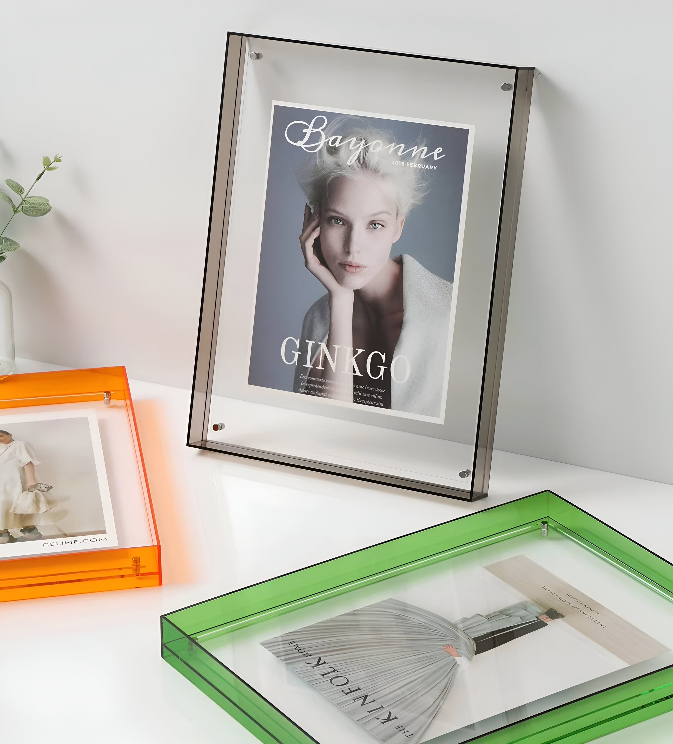 Transparante Acryl Fotolijst met Minimalistisch Design