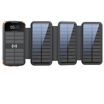 Lumio – Strong Solar Powerbank 30000 mAh met 4 zonnepanelen en 8-in-1 laadfunctie