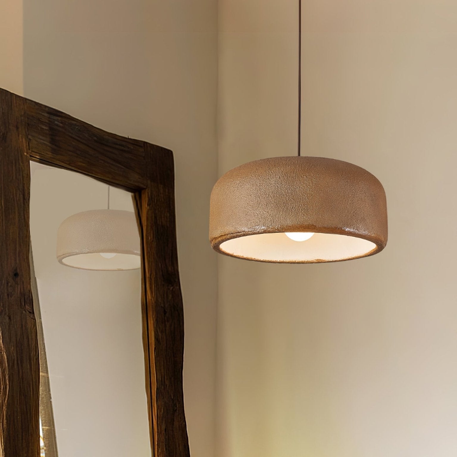 Organische Design Hanglamp van Resin – Moderne Natuurlijke Sfeerverlichting
