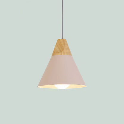 Ovia – Scandinavische Hanglamp van Hout & Aluminium