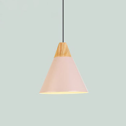 Ovia – Scandinavische Hanglamp van Hout & Aluminium