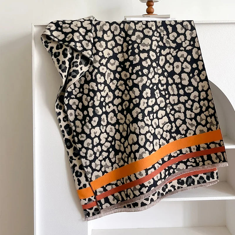 Luxe Dubbelzijdige Kasjmiermix Sjaal voor Dames – Warm & Stijlvol voor de Winter