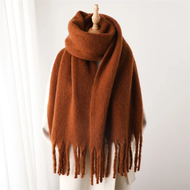 Dames Sjaal met Warm & Stijlvol Design voor Herfst en Winter
