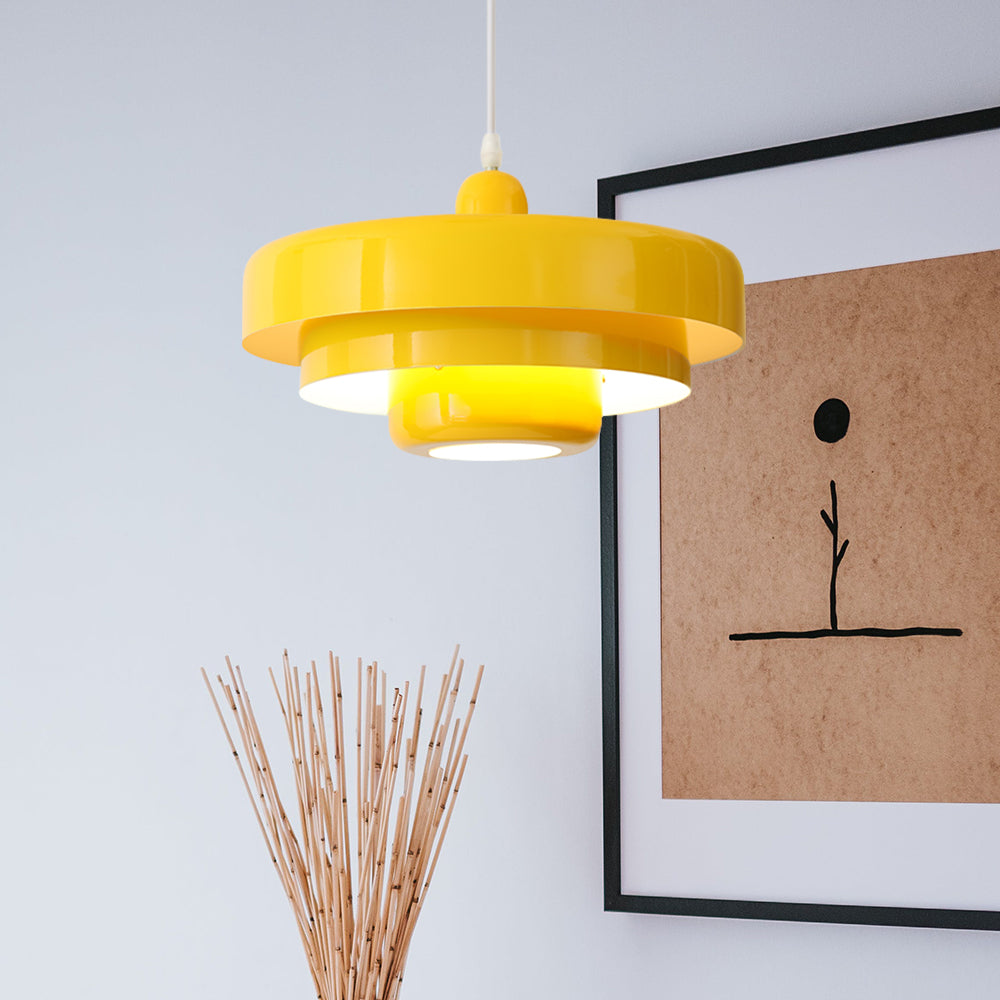 Ronde Stijlvolle IJzeren Hanglamp – Elegant Industrieel Ontwerp voor Huis & Keuken