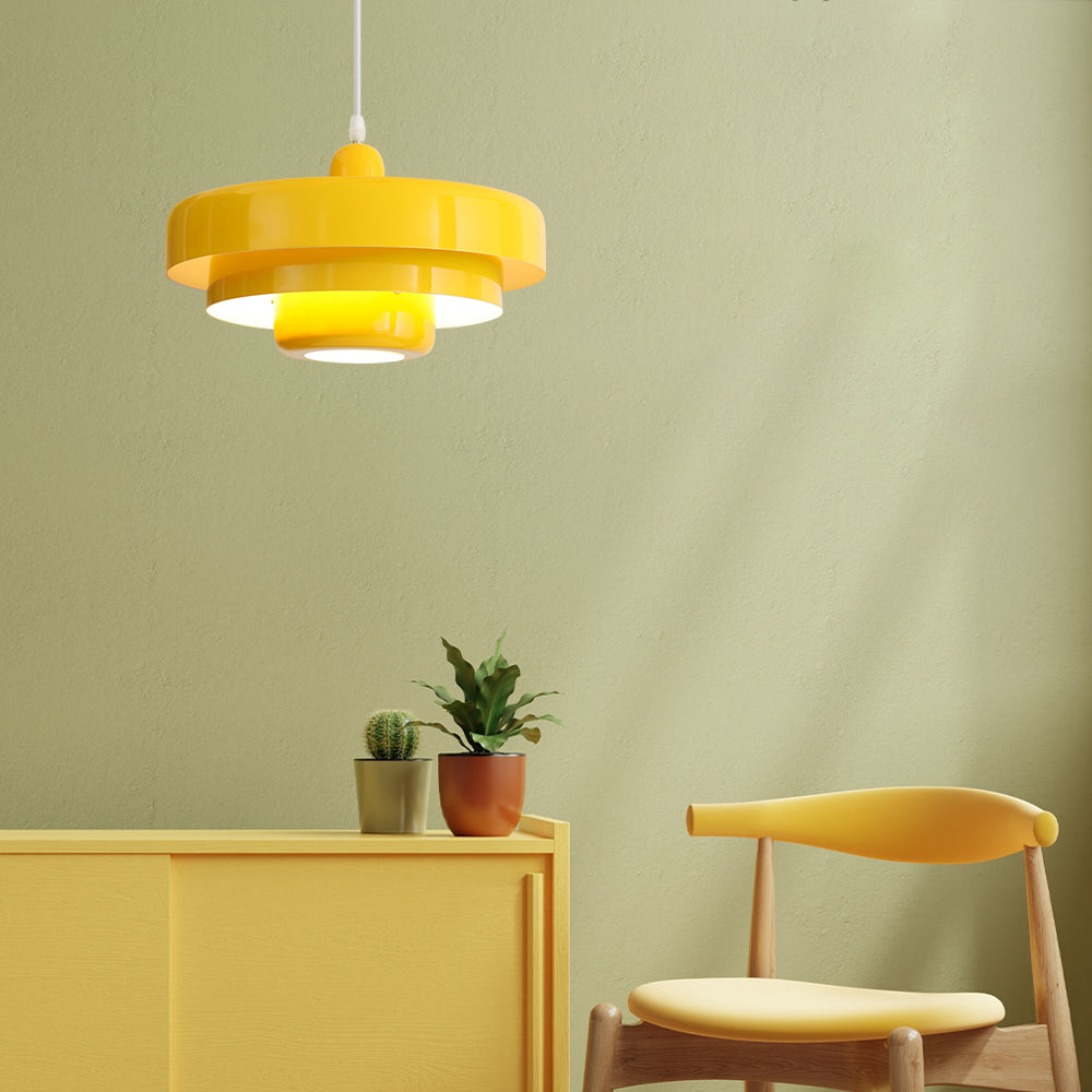 Ronde Stijlvolle IJzeren Hanglamp – Elegant Industrieel Ontwerp voor Huis & Keuken