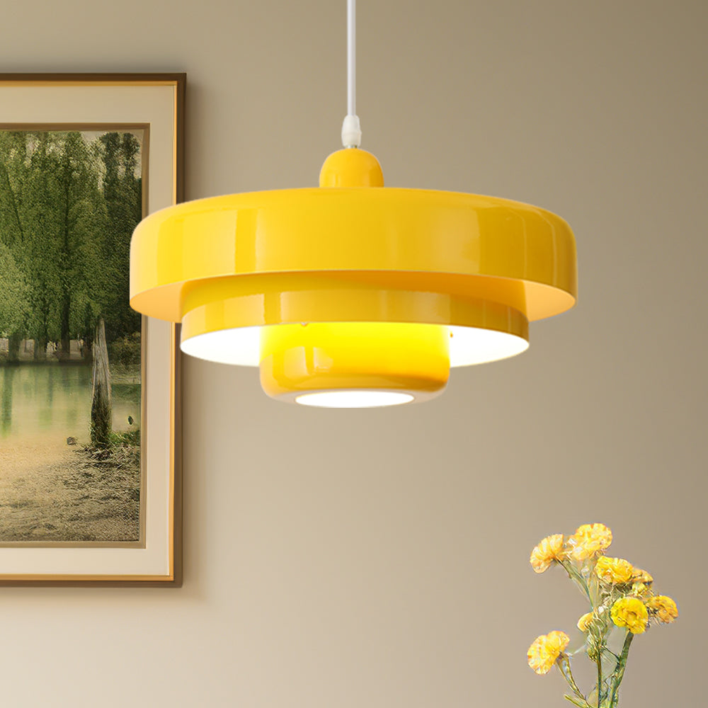 Ronde Stijlvolle IJzeren Hanglamp – Elegant Industrieel Ontwerp voor Huis & Keuken