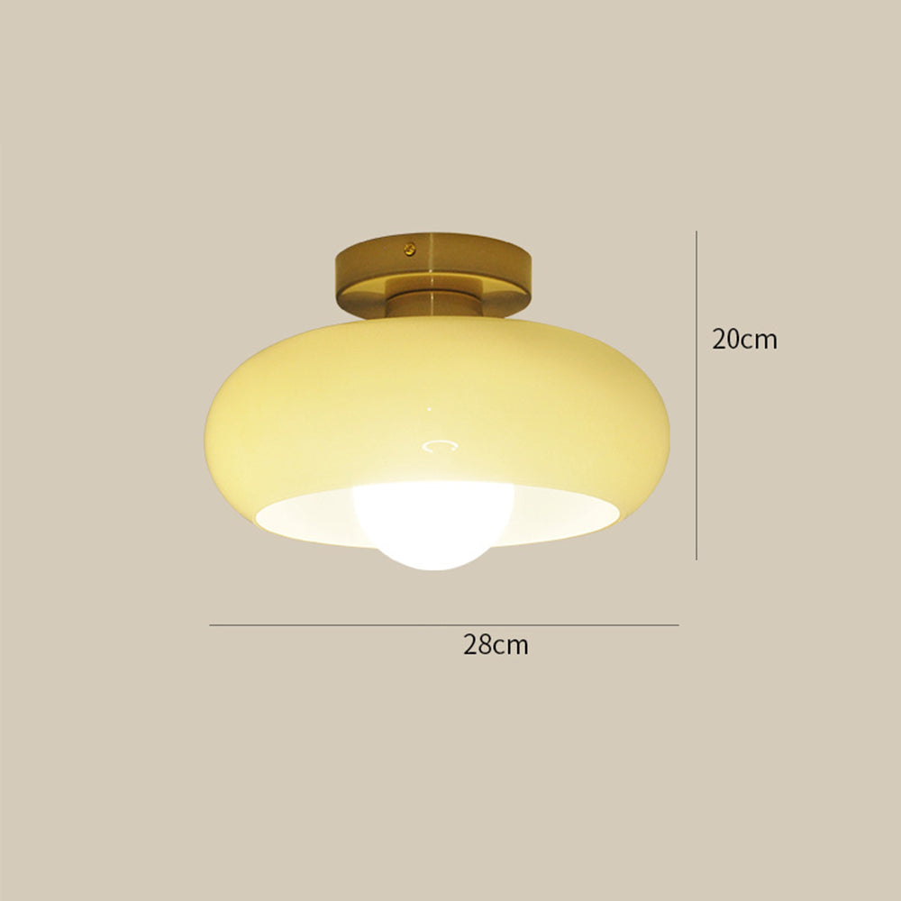 Retro Glazen Plafondlamp