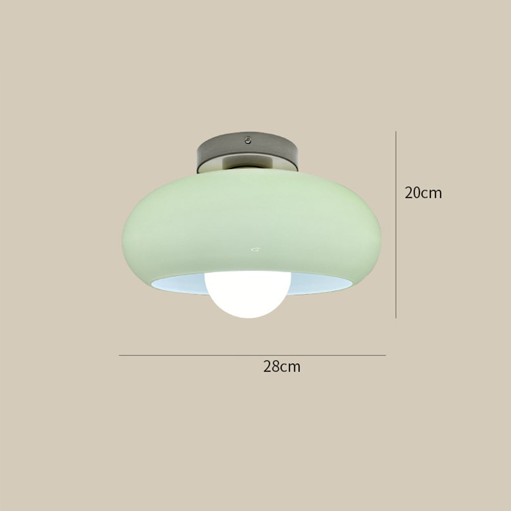 Retro Glazen Plafondlamp