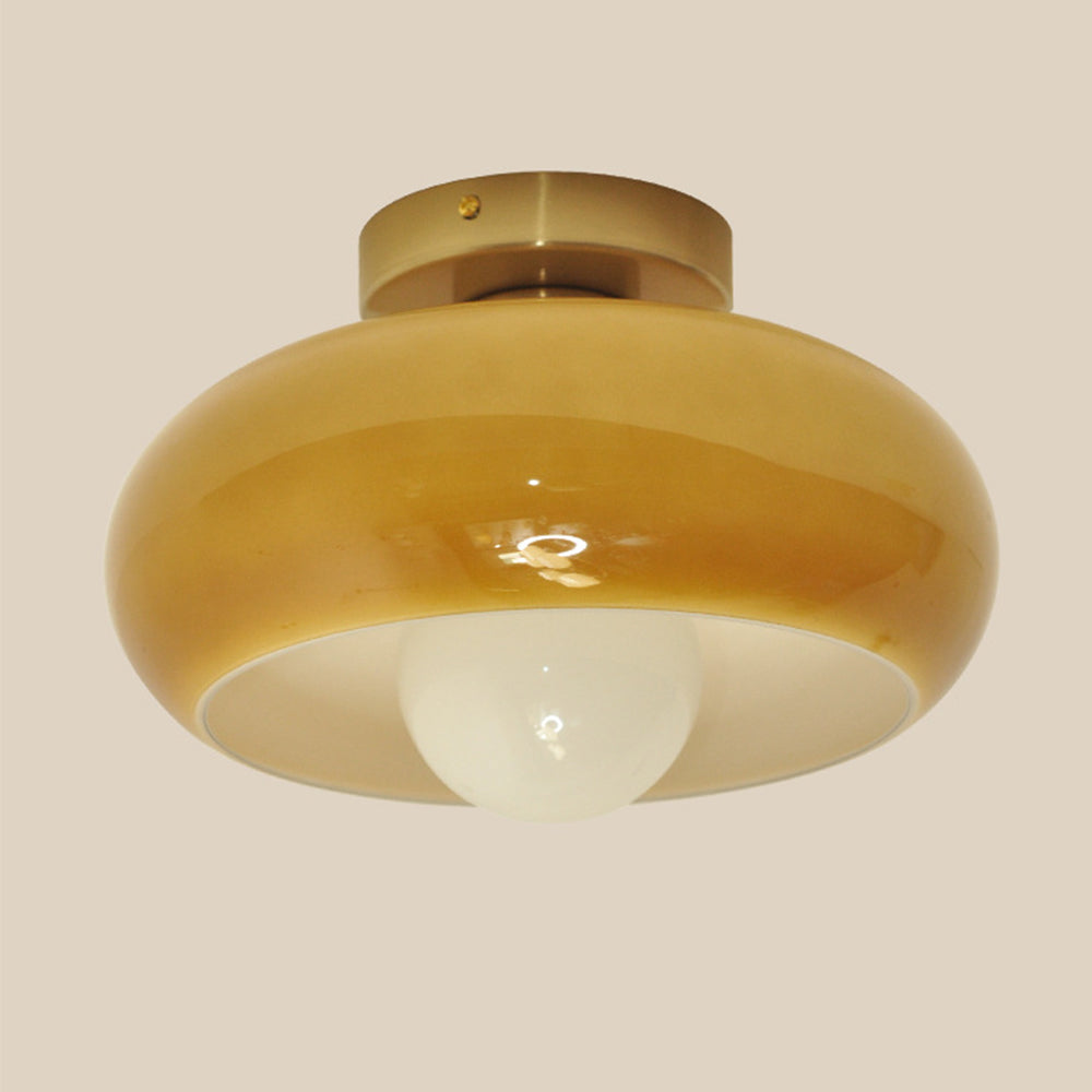 Retro Glazen Plafondlamp
