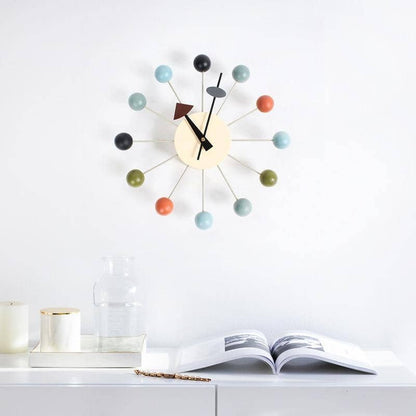 Minimalistische Abstracte Wandklok - Scandinavisch Design - 32CM