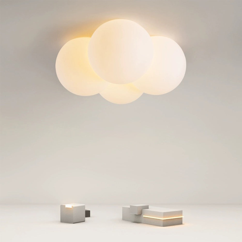 Witte Wolken Bubbels Plafondlamp