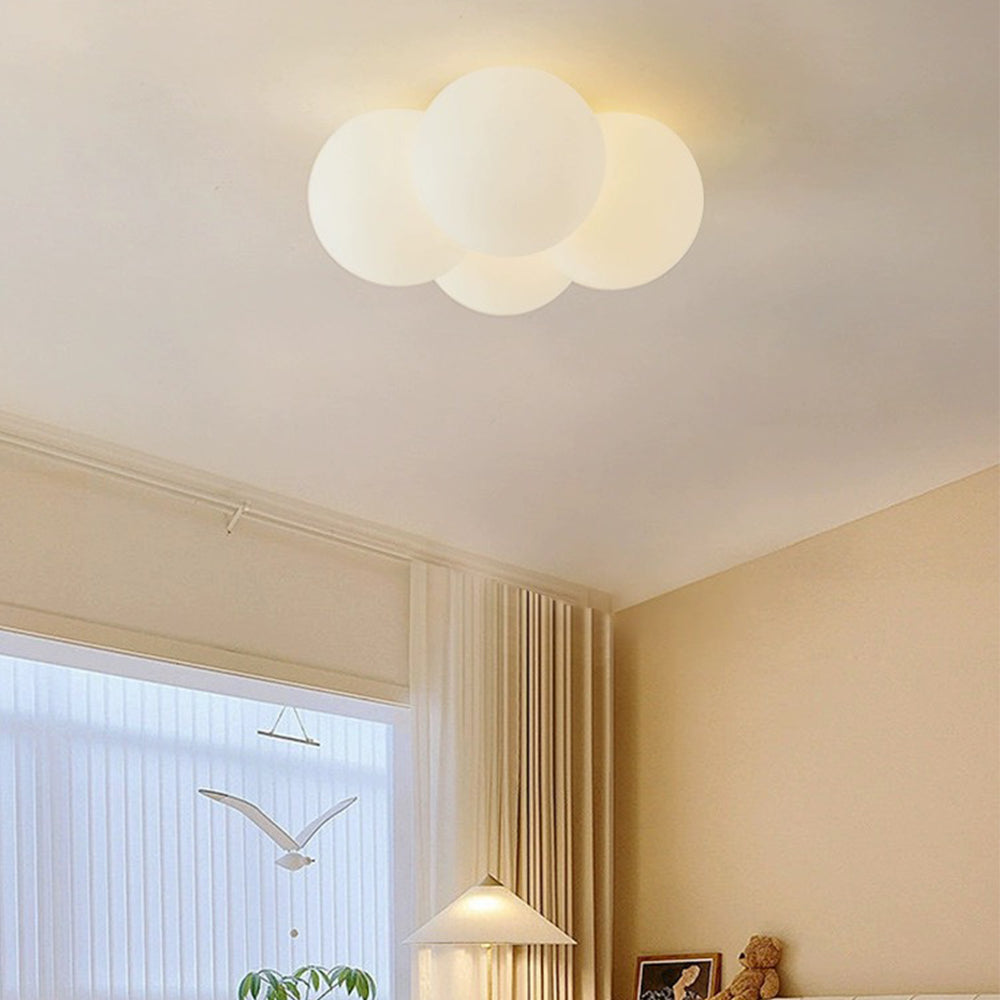 Witte Wolken Bubbels Plafondlamp