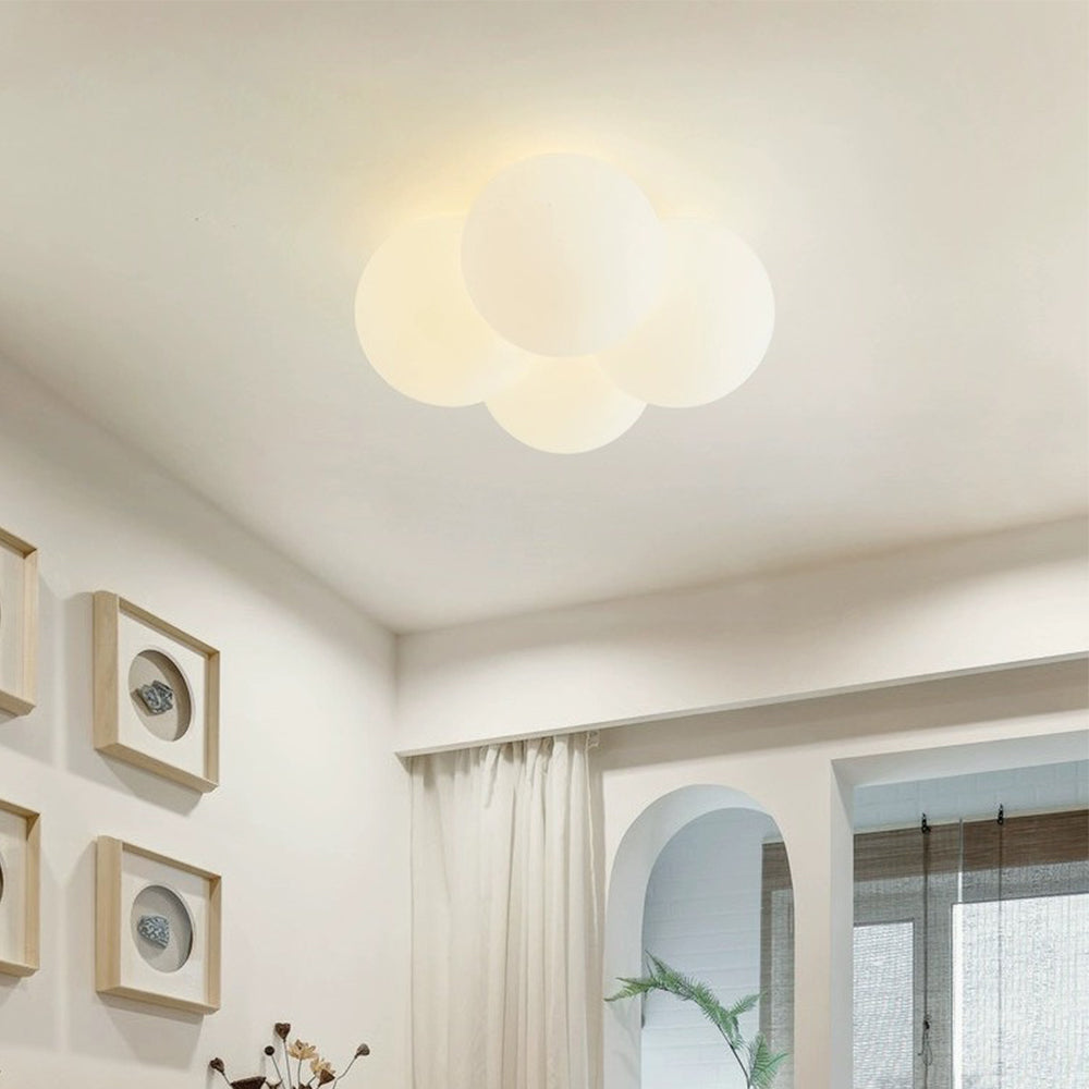 Witte Wolken Bubbels Plafondlamp