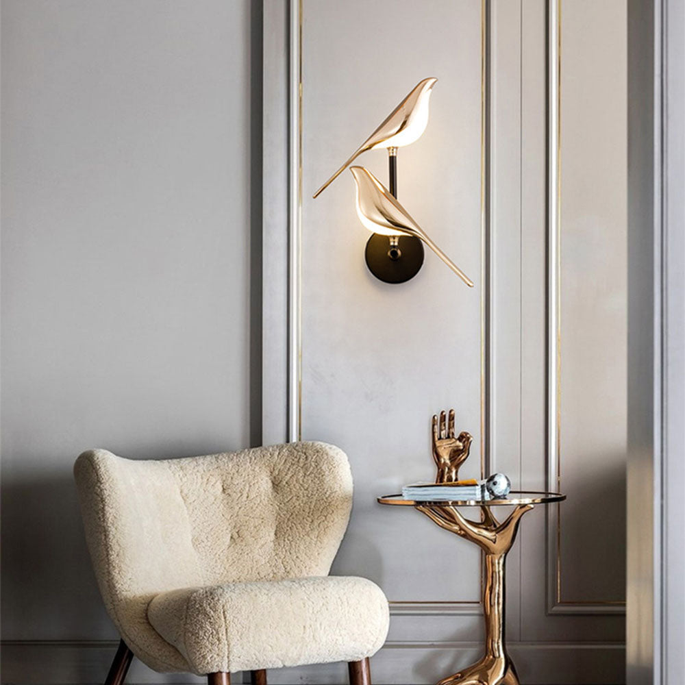 Modern LED Bird Wall Lamp – Stylish Nature-Inspired Lighting