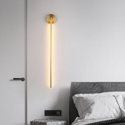 Ono - Elegant Gouden Lineaire LED Wandlamp