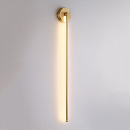 Ono - Elegant Gouden Lineaire LED Wandlamp