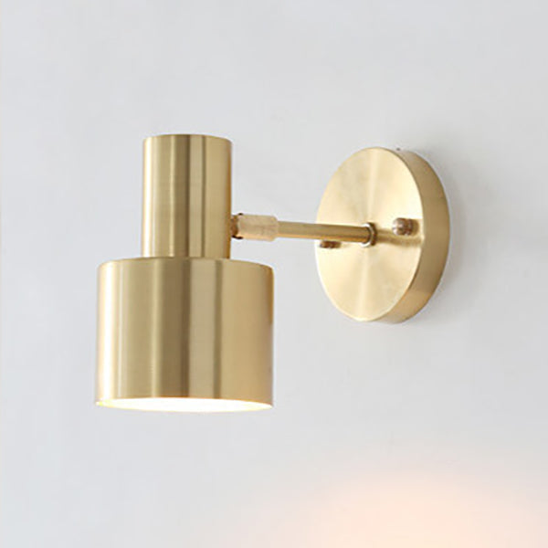 Gouden Metalen Wandlamp met een Luxe Uitstraling