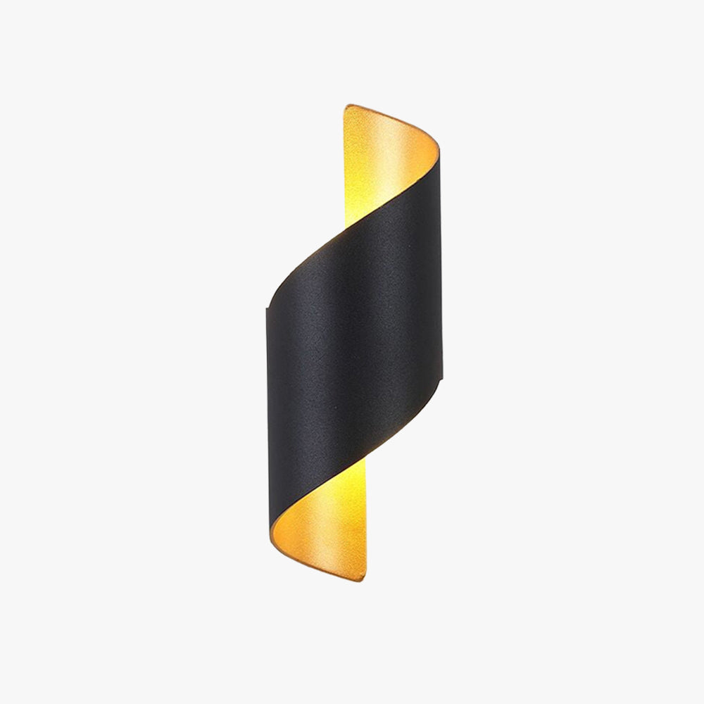 Loty - Moderne LED wandlamp met spiraalontwerp in zwart of wit