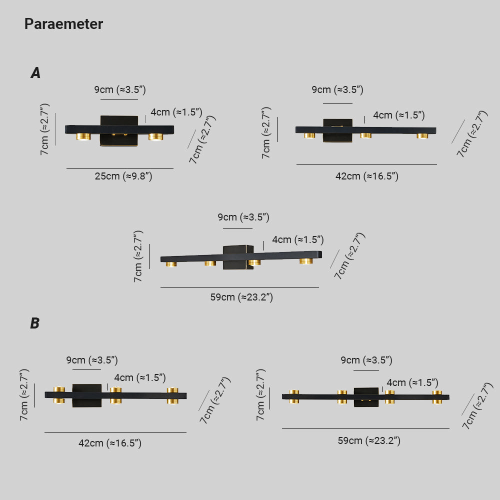 Belluna - Moderne LED Wandlamp met Elegante Verlichting voor Badkamer & Woonkamer