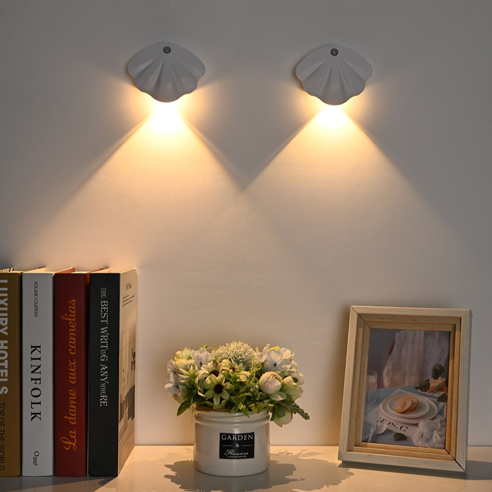 Shell Motion Sensor Lamp – USB Rechargeable Motion Sensor Lamp