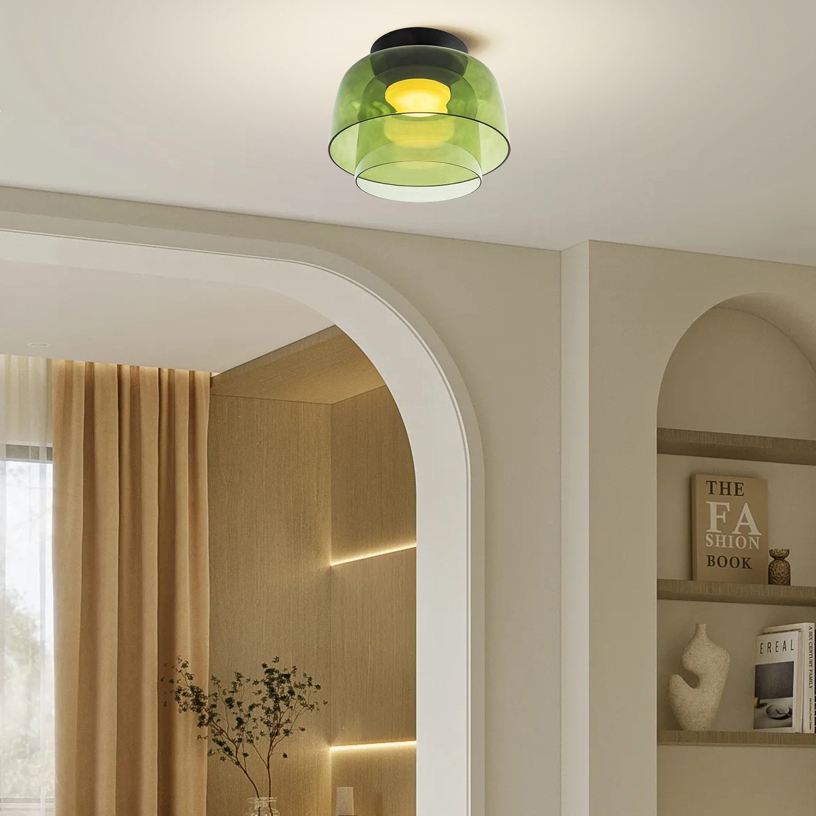Moderne Designer Glas Plafondlamp