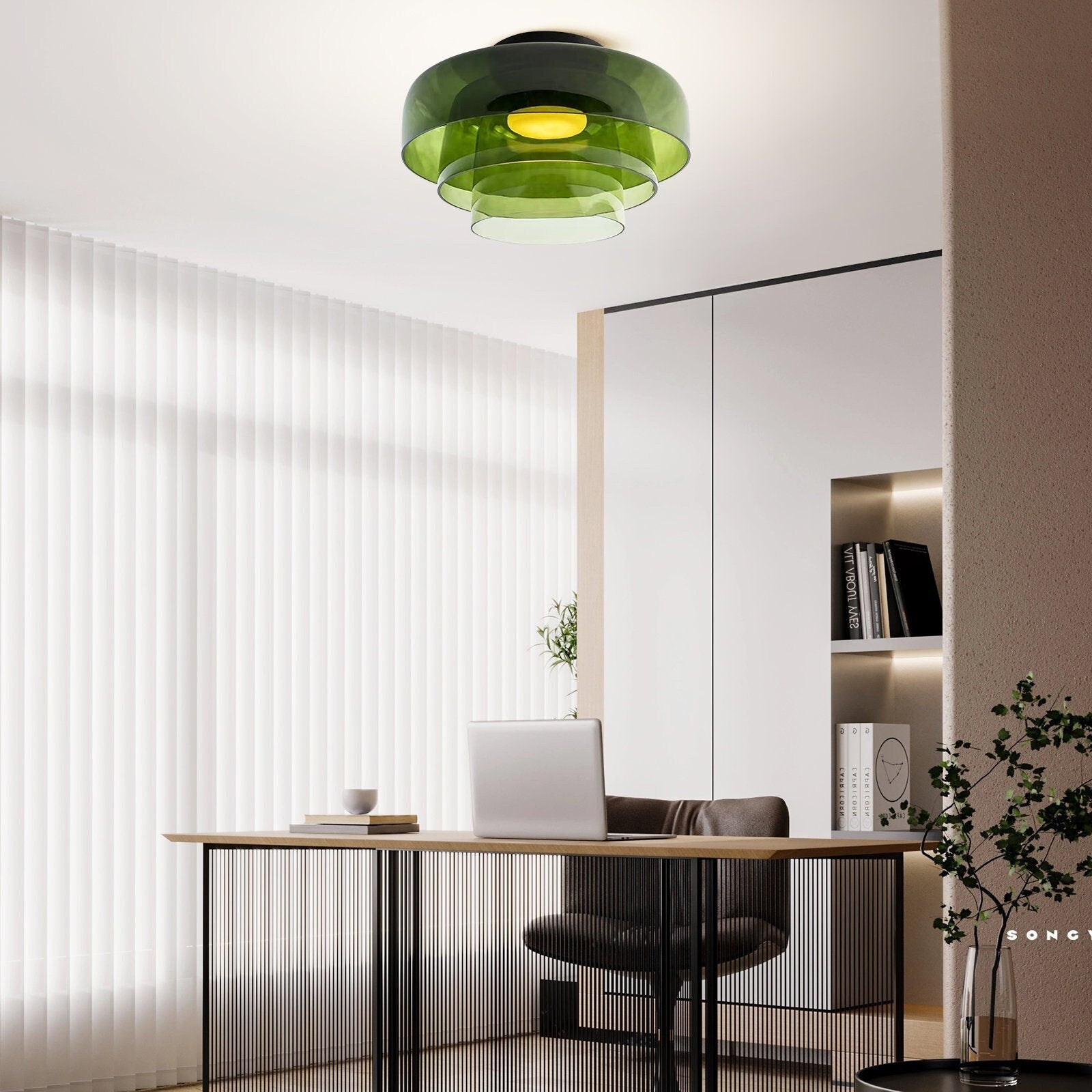 Moderne Designer Glas Plafondlamp