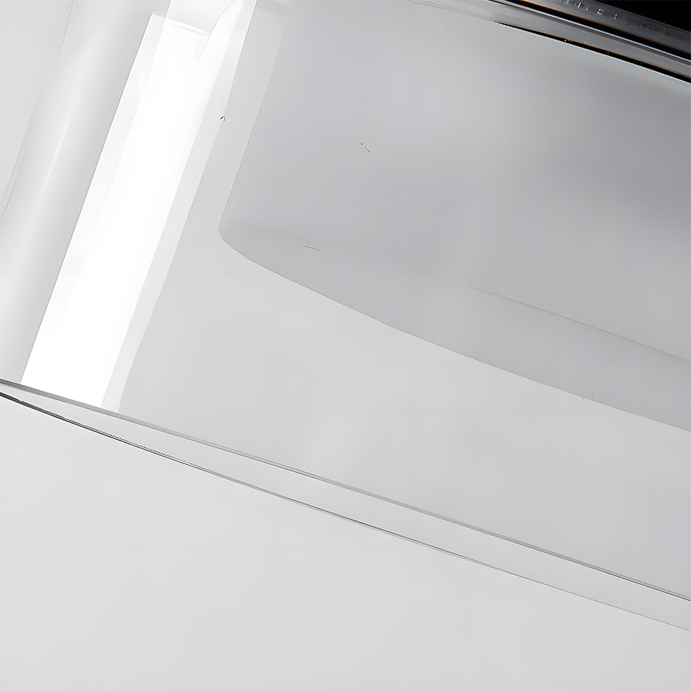 Glazen Smokey LED Plafondlamp – Compact Design voor Hal en Gang