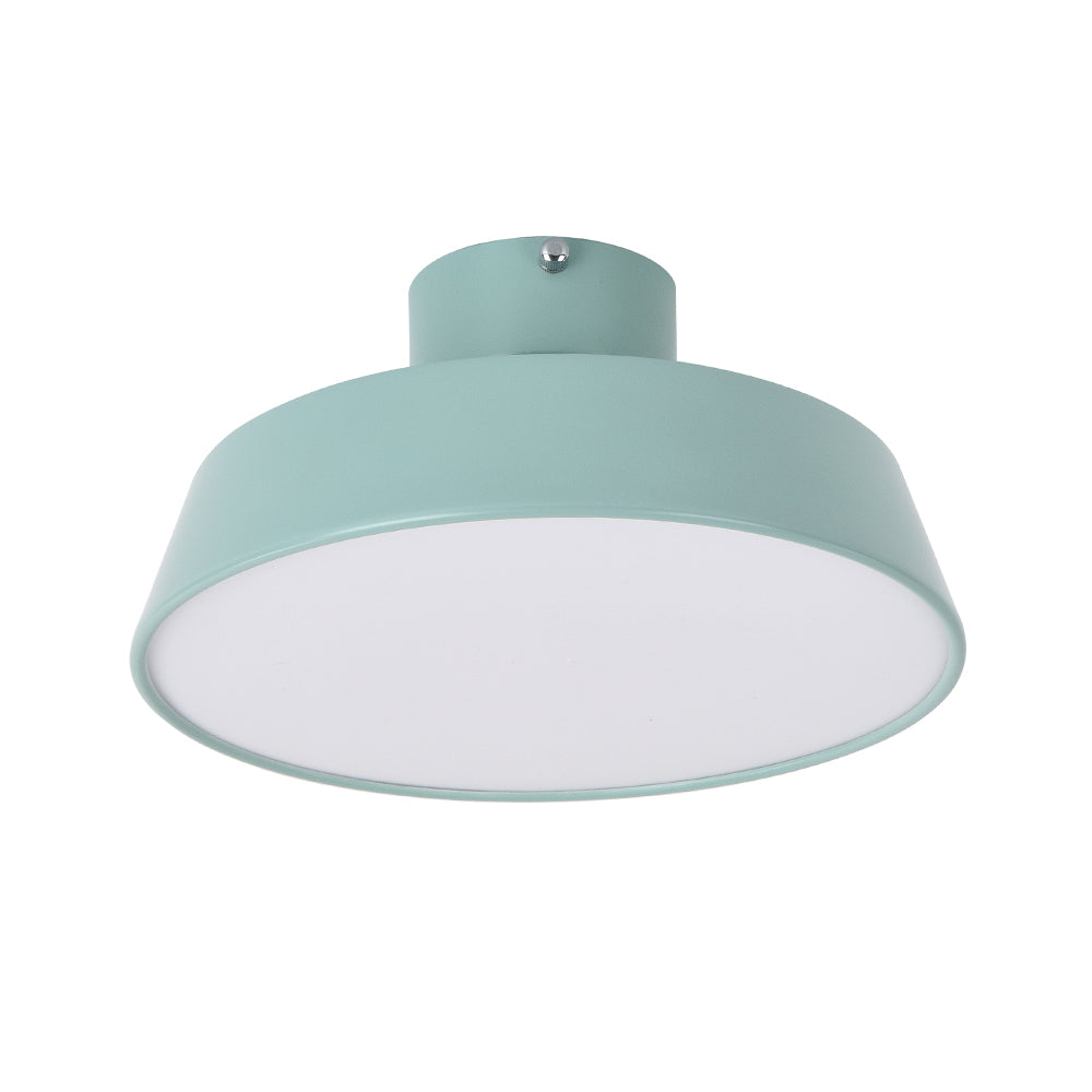 Fjërgge – Scandinavische LED Plafondlamp met Acryl Kap (Groen/Blauw, 3000K Warm Wit)