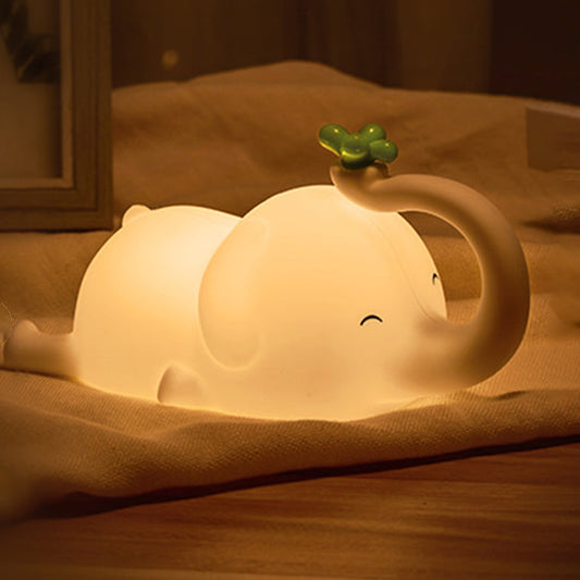 Lumio - Vliegende Olifant Nachtlamp LED Squishy