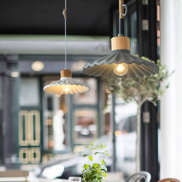 Kleurrijke Cementen Hanglamp – Moderne Stijl met Verstelbaar Snoer