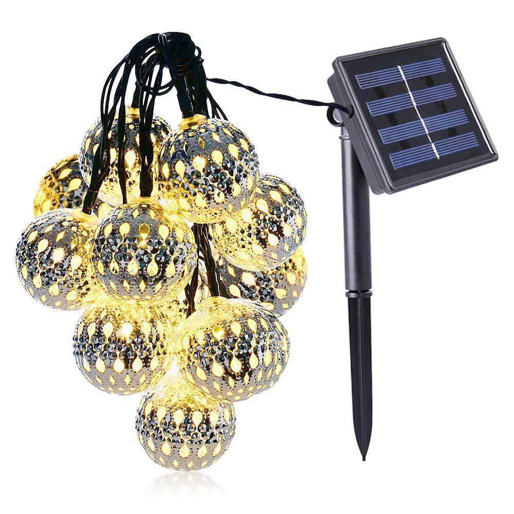 Stijlvolle Marokkaanse LED String Light – 20/30/50 Lampjes voor Binnen & Buiten