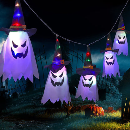 Feestelijke LED String Light – Modern Wit/Zwart – 4.5 V (1 of 5 Lichtbronnen)