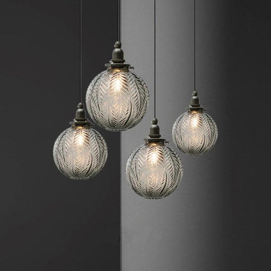Moderne Glazen Hanglamp met Stijlvolle Details