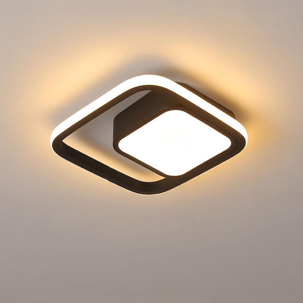 LED Plafondlamp met Dubbele Ring – Modern & Minimalistisch