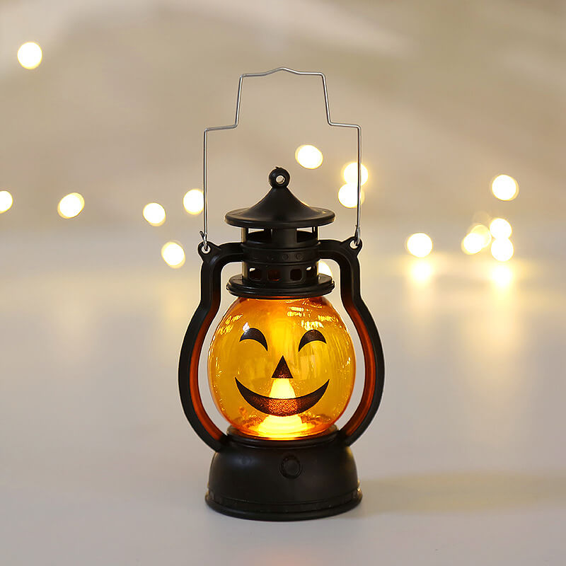 Halloween & Party Handlamp – Modern Zwart/Geel – LED 4.5 V