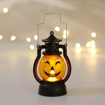 Halloween & Party Handlamp – Modern Zwart/Geel – LED 4.5 V