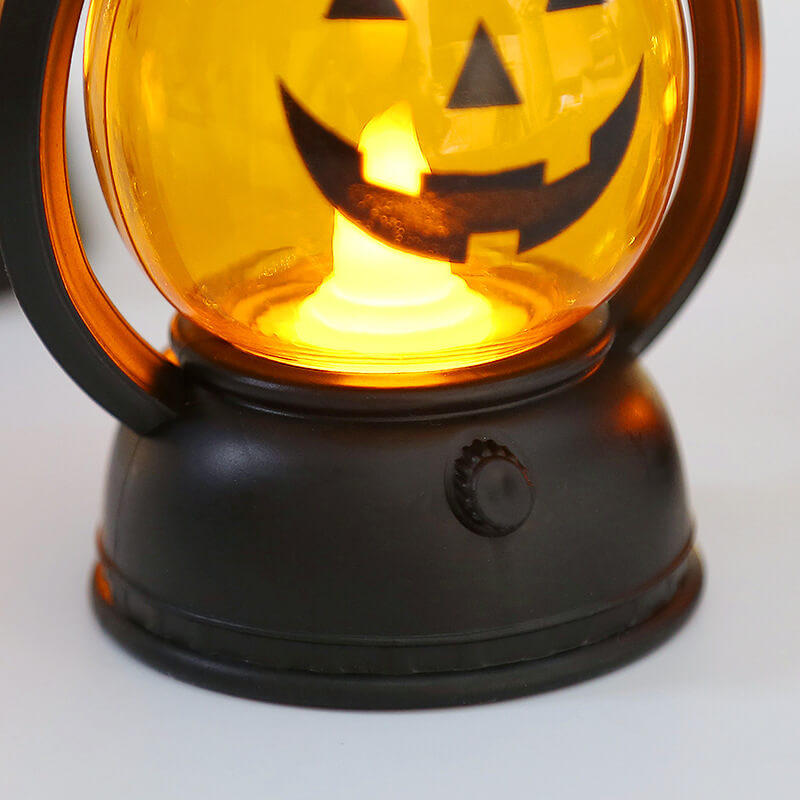 Halloween & Party Handlamp – Modern Zwart/Geel – LED 4.5 V